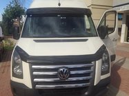 Volkswagen Crafter 2006-2016 Casquette de pare-brise sur cadre V1 (noir brillant, 5mm) photo 2