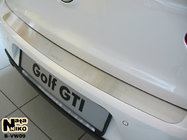 Volkswagen Golf 6 2008-2014 Protection de pare-chocs arrière Nataniko (inox) photo 1