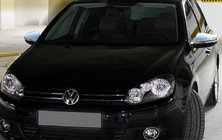 Volkswagen Touran 2010-2015 Coques de Rétroviseurs (2 pcs, Acier Inoxydable) photo 2