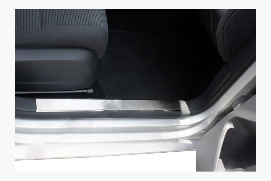 Seat Leon 2005-2012 Seuils de porte intérieurs OmsaLine (2 pcs, inox) Photo 1