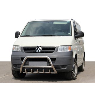 Pare-buffle WT003 (Inox) Volkswagen T5 Transporter 2003-2010 photo 2