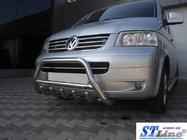 Volkswagen T5 Caravelle 2004-2010 Pare-buffle WT003 (Inox) 50mm, sans inscription photo 5
