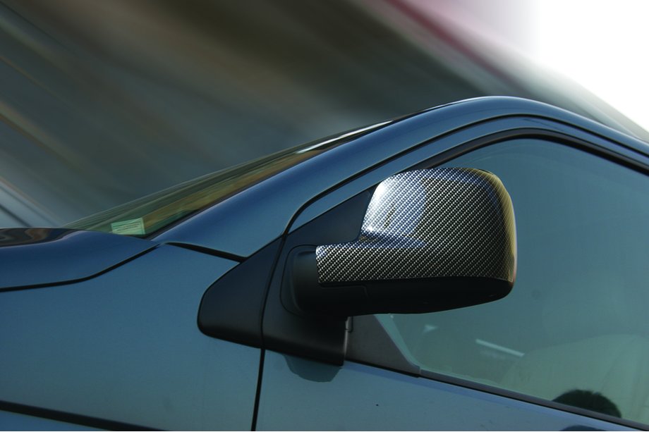 Volkswagen Caddy 2004-2010 Coques de rétroviseurs aspect carbone (2 pcs) Photo 1