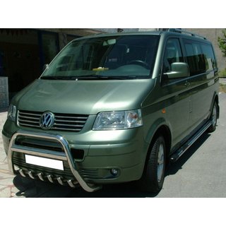 Pare-buffle WT003 (Inox) Volkswagen T5 Transporter 2003-2010 photo 4