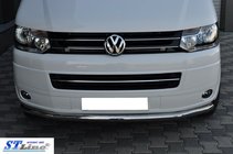 Volkswagen T5 2010-2015 Protection avant (inox) 60 mm photo 5