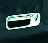 Volkswagen T5 Multivan 2003–2010 Cache poignée de coffre chromé (inox) Carmos - Inox Turc photo 2