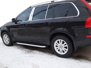 Volvo XC90 2002-2014 Marchepieds Latéraux BlackLine (2 pcs, Aluminium) photo 1