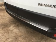 Opel Movano 2010-2021 Protection de pare-chocs arrière inox photo 1