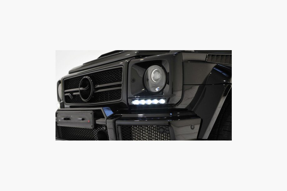 Mercedes G class W463 1990-2018 Caches de phares avec LED (6 diodes, kit) Photo 1