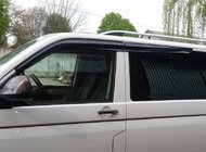 Volkswagen T5 Transporter 2003-2010 Déflecteurs de Vitres (4 pcs, Sunplex Sport) photo 5