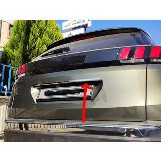 Baguette chromée au-dessus de la plaque d'immatriculation (inférieure, inox) Hyundai Tucson TL 2016-2021 photo 1