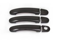 Volkswagen Touran 2003-2010 Couvre-poignées (Carbone véritable) photo 3