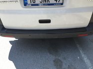 Volkswagen T5 Caravelle 2004-2010 Protection de pare-chocs arrière avec rebord (Carbone) photo 1