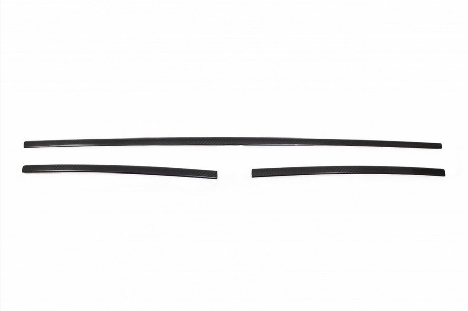 Volkswagen T6 2015-2024 Caches de calandre de pare-chocs 2015-2019 (3 pcs, carbone) Photo 2