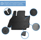 Audi A7 2010-2018 Tapis de sol en caoutchouc Stingray (4 pcs) photo 2