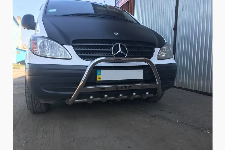 Mercedes Vito W639 2004-2014 Pare-buffle 60mm Inox Image