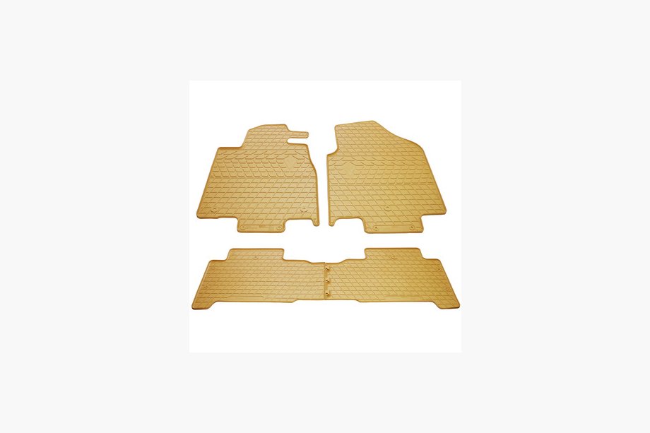 Acura MDX 2007-2013 Tapis de sol caoutchouc Stingray beige (4 pcs) Image