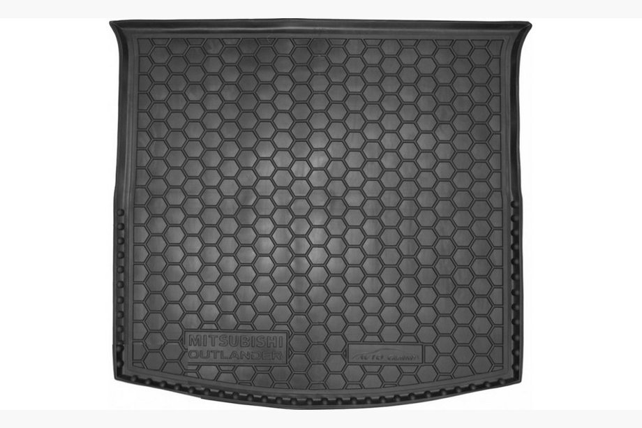 Mitsubishi Outlander 2012-2021 Tapis de coffre avec organiseur (Autogumm, caoutchouc) Image