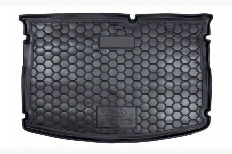 Kia Rio 2012-2017 Tapis de coffre HB 2015+ MID sans organiseur (Autogumm, plastique) Image