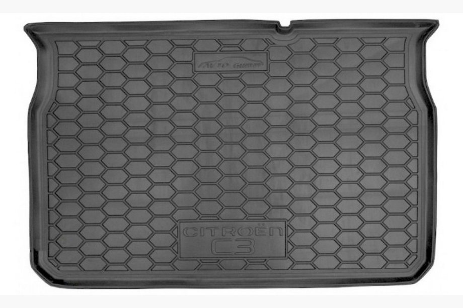 Citroen C-3 2016-2023 Tapis de coffre en caoutchouc Image
