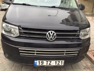 Volkswagen T5 2010-2015 Insert de calandre de pare-chocs en acier inoxydable photo 1