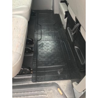 Tapis de sol arrière en caoutchouc (2 pcs, Polytep) photo 1