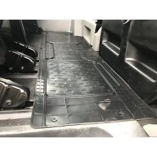 Tapis de sol arrière en caoutchouc (2 pcs, Polytep)