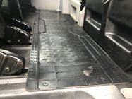 Volkswagen T5 Multivan 2003–2010 Tapis de sol arrière en caoutchouc (2 pcs, Polytep) photo 1