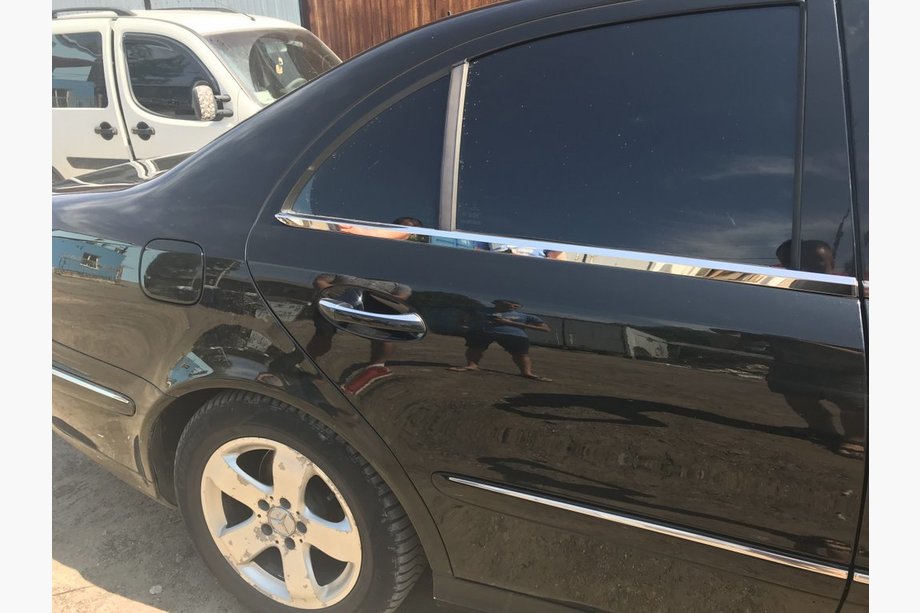 Mercedes E-class W211 2002-2009 Encadrement de Vitres Inox SD, Carmos - Acier turc (4 pcs) Photo 6