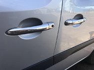 Renault Kangoo 2008–2020 Couvre-poignées de porte en acier inoxydable 4 pcs, Carmos - Acier Turc photo 1