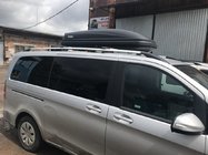Mercedes Vito/V-class W447 2014- Barres de Toit Chrome CAN Design Original (Pieds Metalliques) photo 1