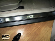 Subaru Outback 2005-2009 Seuils de porte inox Natanika Premium (2 pcs) photo 1