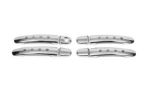 Audi A2 1999-2005 Couvre-poignées de porte chromés avec trous (4 pcs, inox) photo 1