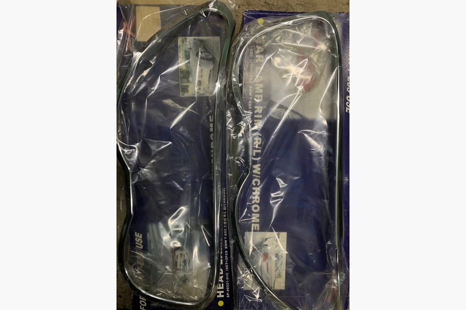 BMW 7 Series E65/66 2001-2008 Couvre-phares (2 pcs, ABS) Image