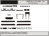 Opel Omega B 1994-2003 PROMO ! Inserts de tableau de bord aspect aluminium (1993-1999) photo 1