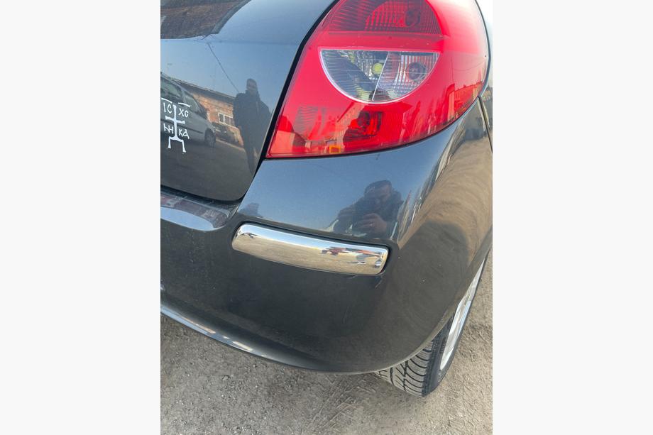 Renault Clio III 2005-2012 Protection d'angle de pare-chocs arrière en acier inoxydable Image