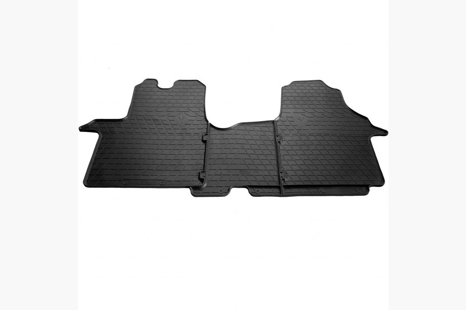 Renault Trafic 2015- Tapis en caoutchouc (3 pcs, Stingray) Premium - caoutchouc sans odeur Image