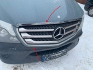 Mercedes Sprinter W906 2006–2018 Contour de calandre (2013↗, inox) OmsaLine - Inox Italien photo 1