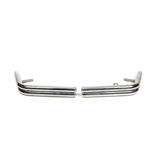 Protections d'angle arrière AK003-double (2 pcs, inox) photo 1