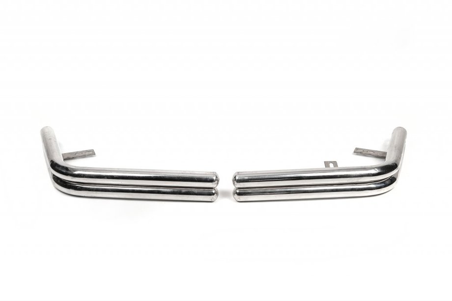 Volkswagen T5 2010-2015 Protections d'angle arrière AK003-double (2 pcs, inox) Image