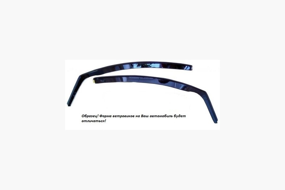 Renault Kangoo 1998-2008 Déflecteurs de vitre à encastrer (2 pcs, TeamRacing) Image