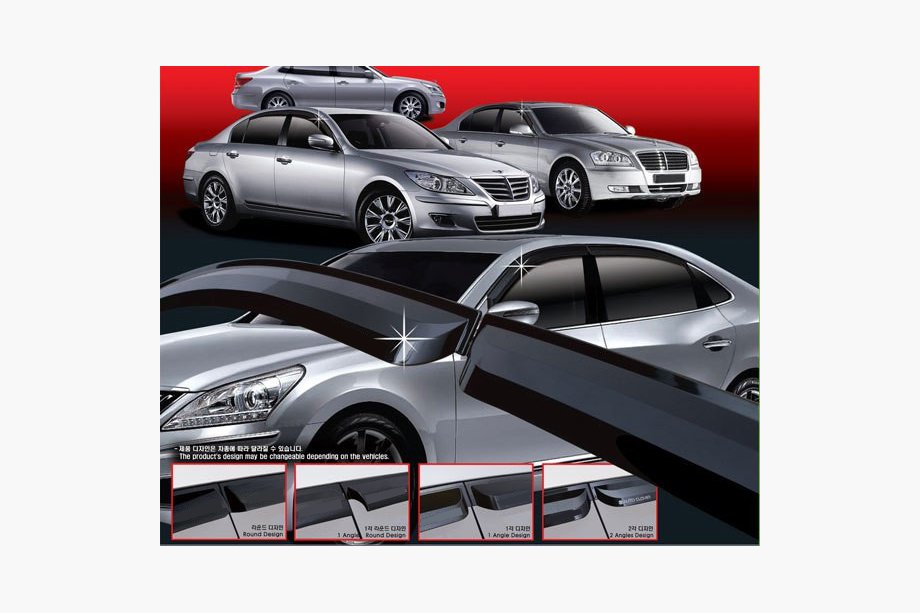 Daewoo Lanos 1998-2017 Déflecteurs de Vitres (4 pcs, AT Clover) Image