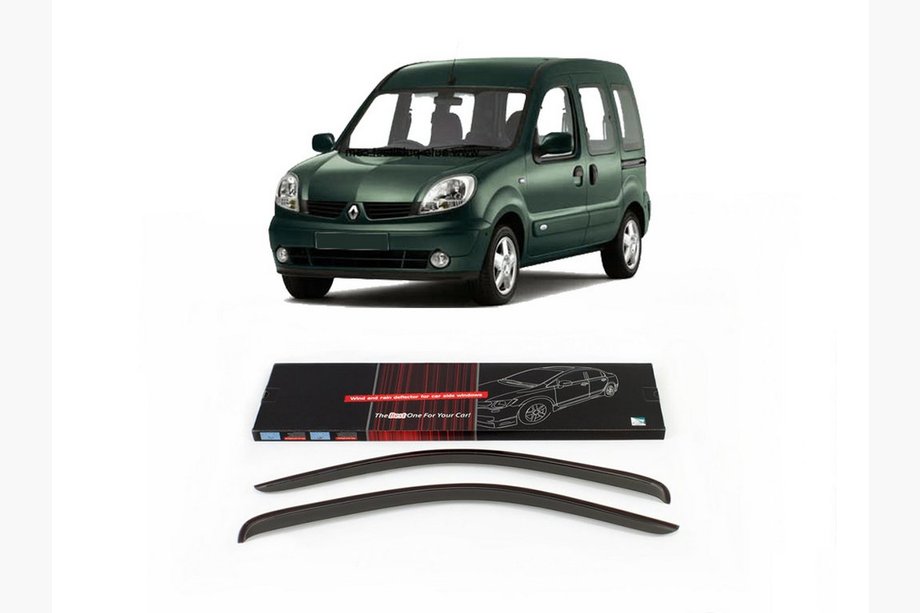 Renault Kangoo 1998-2008 Déflecteurs de vitre 8 cm (2 pcs, Sunplex) Image