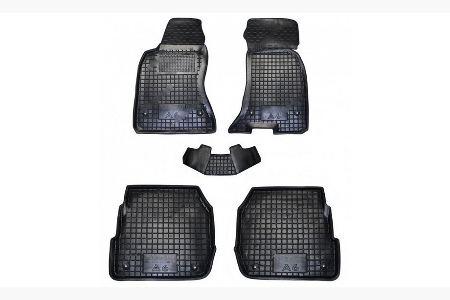 Audi A6 C5 1997-2001 Tapis en caoutchouc avec rebord (Autogumm) Image