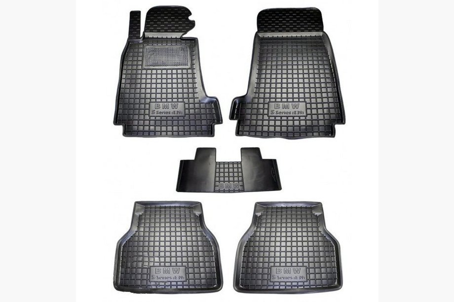 BMW 5 Series E39 1996-2003 Tapis en caoutchouc avec rebord (Autogumm) Image