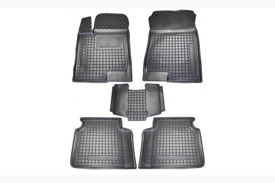 Hyundai Sonata NF 2004-2009 Tapis en caoutchouc avec rebord (Autogumm) Image