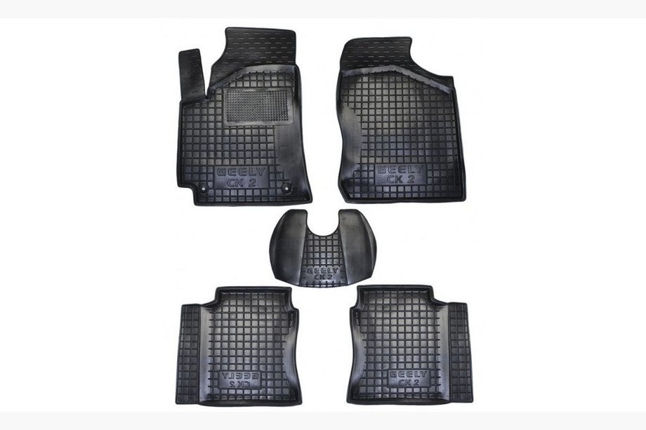 Geely CK-2 2008-2016 Tapis en caoutchouc avec rebord (Autogumm) Image