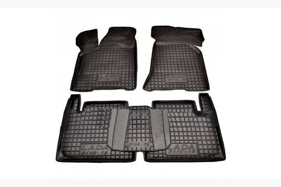 Lada Priora 2007-2018 Tapis en caoutchouc avec rebord (Autogumm) Image