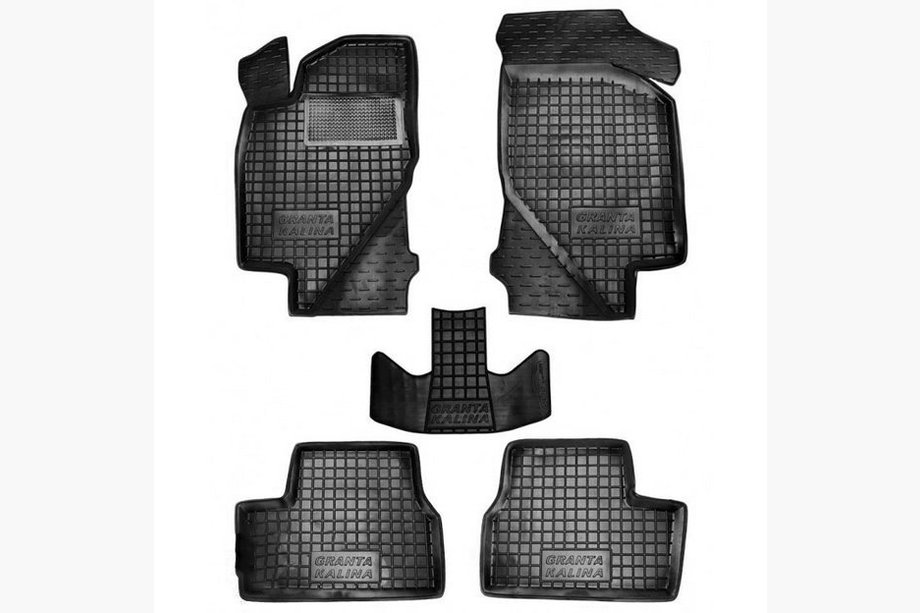 Lada Granta 2011- Tapis en caoutchouc avec rebord SD (Autogumm) Image