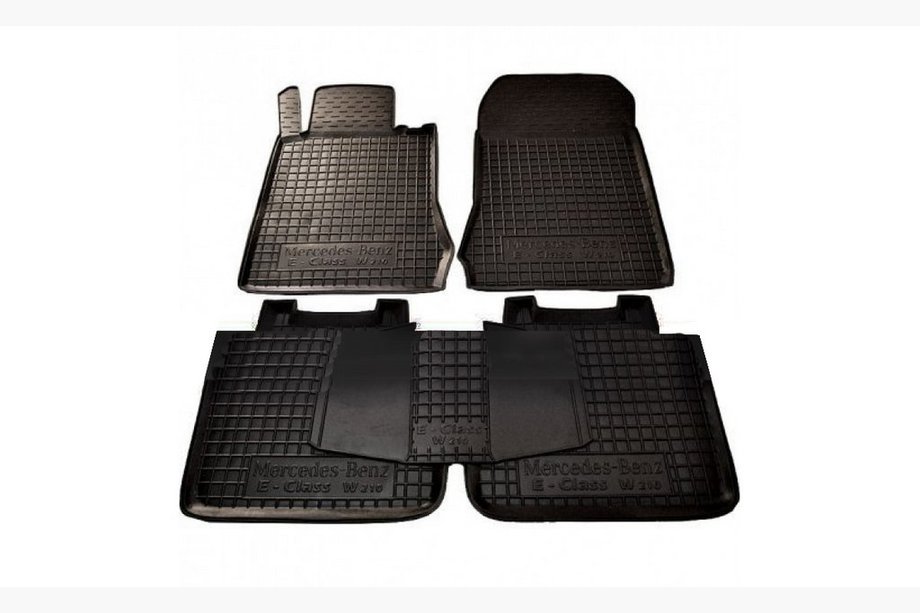 Mercedes E-class W210 1995-2002 Tapis en caoutchouc avec rebord (Autogumm) Image